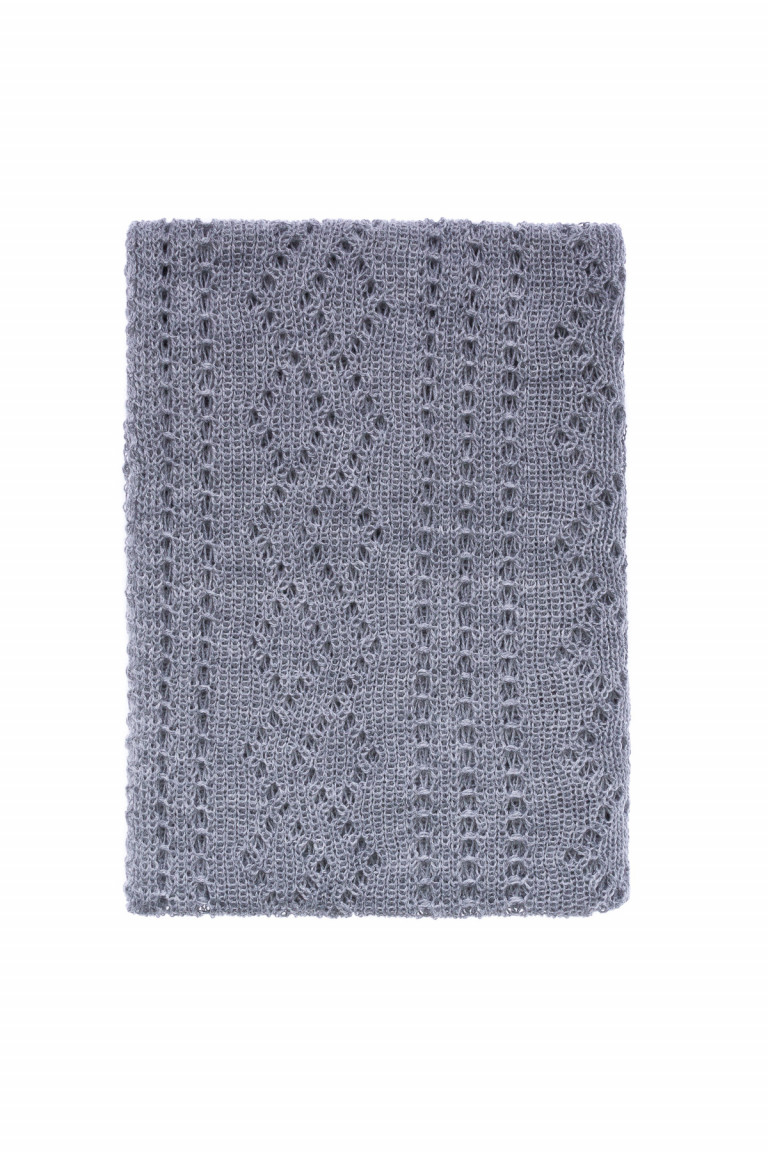 Lace Wedding Shawl for Bride Bridesmaids - Gray
