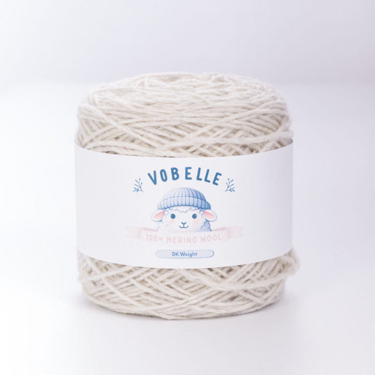 Heather White - 6 Ply DK Weight
