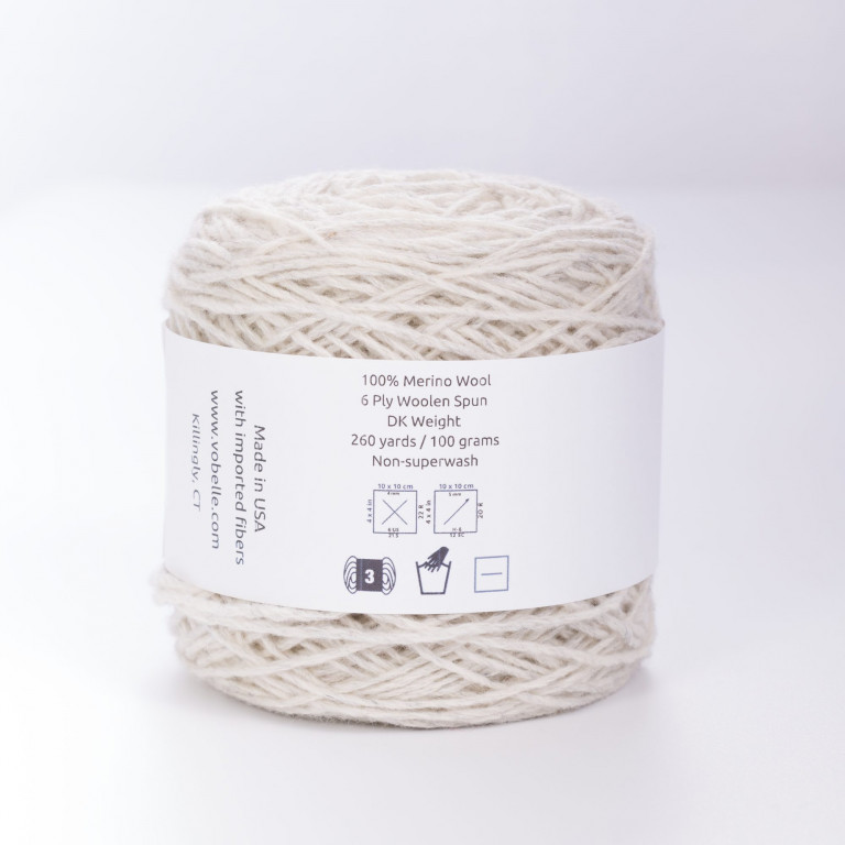 Heather White - 6 Ply DK Weight