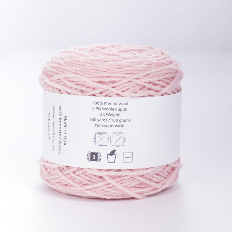 Pink Blush – 6 Ply DK Weight