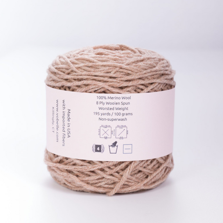 Pale Chestnut – 8 Ply Worsted Weight