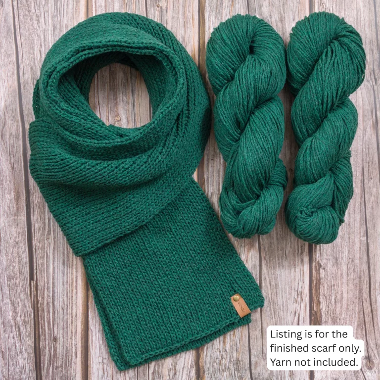Merino Wool Womens Knit Scarf