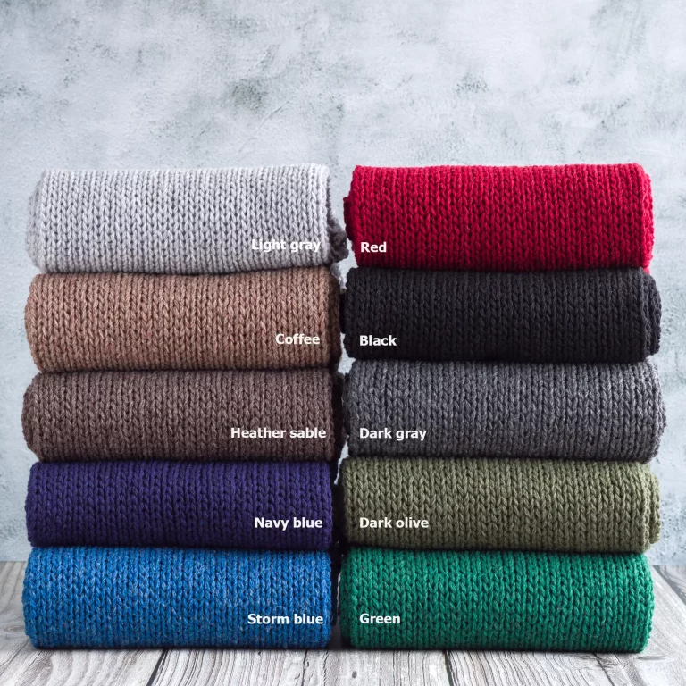 Merino Wool Womens Knit Scarf