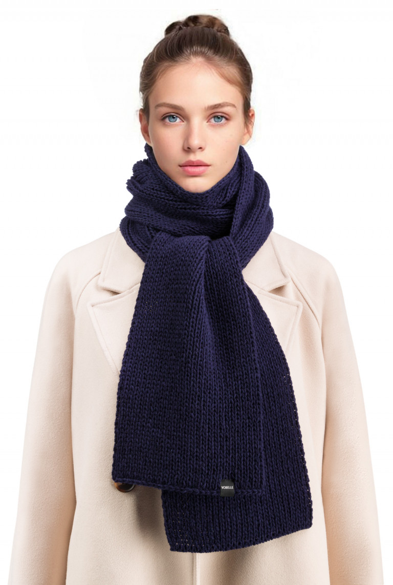 Merino Wool Womens Knit Scarf