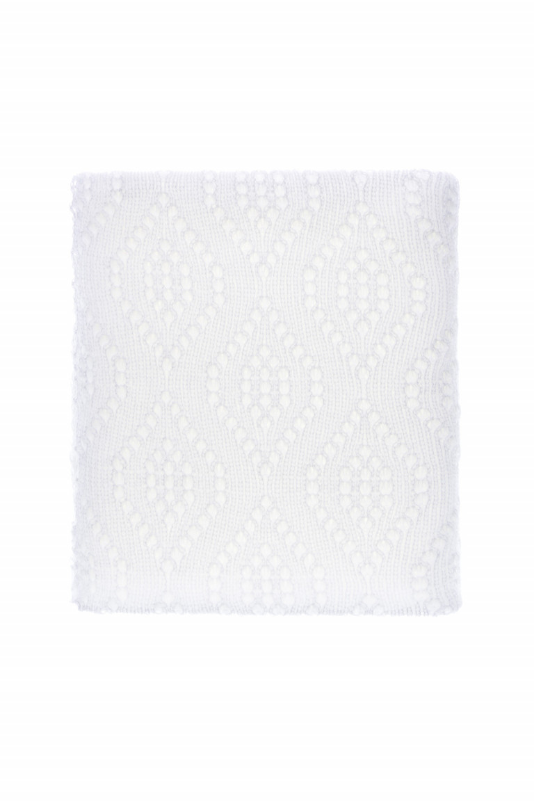 Luxury Bridal Shawl Wedding Wrap - White
